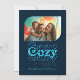 Arktisk Groove Mysiga Vibrationer Endast Jul Foto Julkort