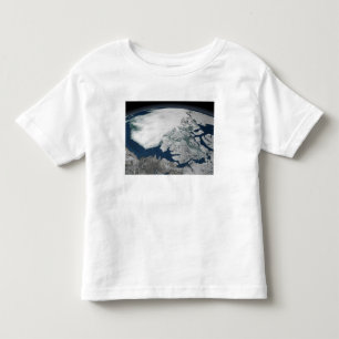 Arktisk havsis ovanför Nordamerika T-shirt