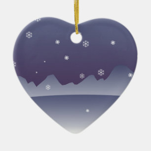 Arktisk Julgransprydnad Keramik