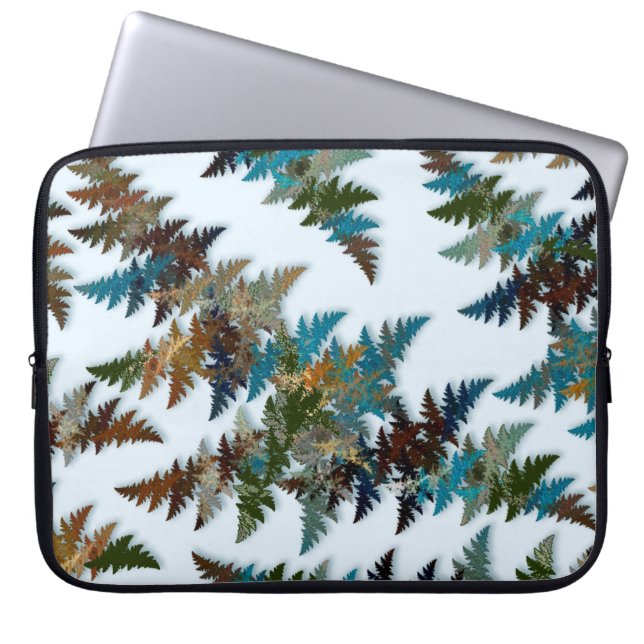 Arktisk kamouflage laptop sleeve (Framsidan)