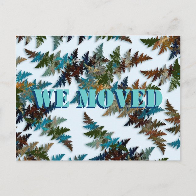 Arktisk kamouflage meddelande vykort (Framsida)