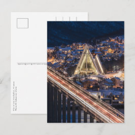 Arktisk katedral Tromso Vykort