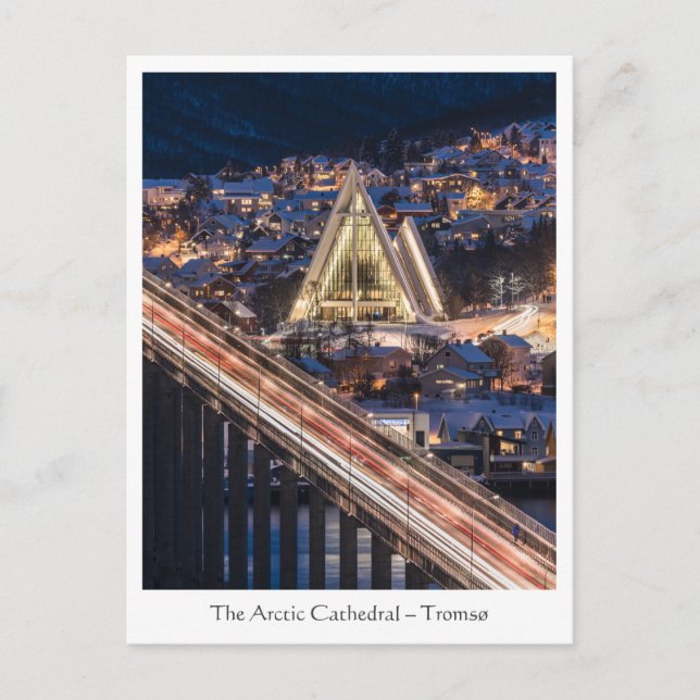 Arktisk katedral vykort (Framsida)
