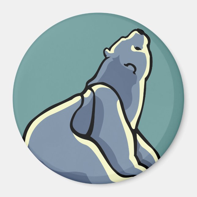 Arktisk konsthantverk - Polar, konsthantverk Magnet (Framsidan)