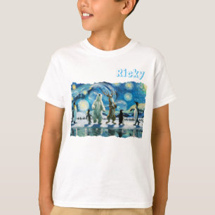 Arktisk linjedanspojkens t shirt