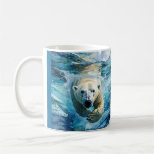 Arktisk Mirage: Swimming Monarch Kaffemugg