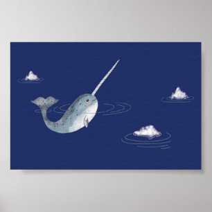 Arktisk Narwhal Poster