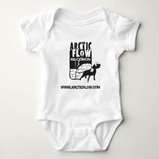 arktisk onsie för bebis för flödeslogotypt/ t shirt