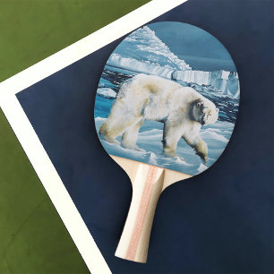 Arktisk Polar Bear Blue Pingisracket