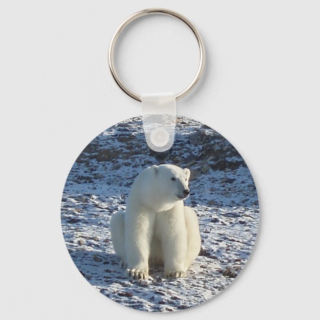 Arktisk Polar Bear Nyckelring (Framsida)