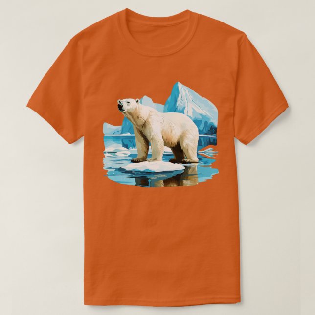 Arktisk Polar Bear TShirt T Shirt (Design framsida)