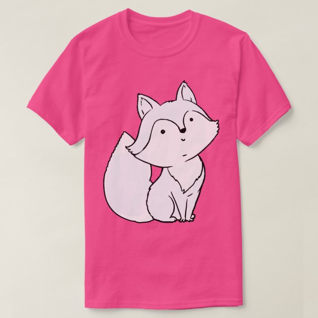 Arktisk räv 2 t shirt (Design framsida)