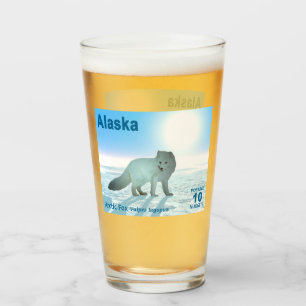 Arktisk räv - Alaska Postage Glaskopp