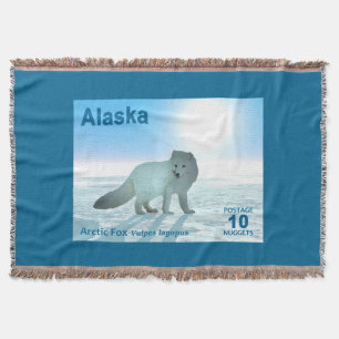 Arktisk räv - Alaska Postage Mysfilt