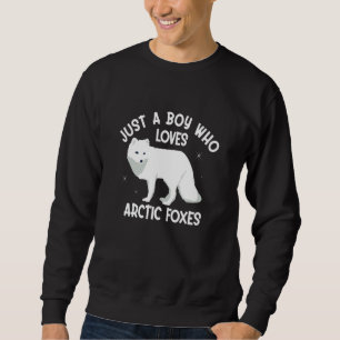 Arktisk Räv Arktiska Djur Söt Arktisk Räv Pyjamas  Lång Ärmad Tröja