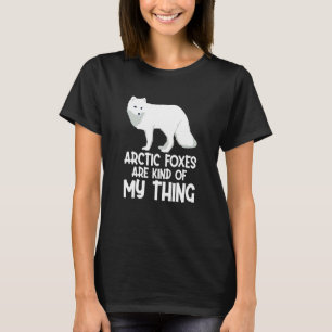 Arktisk Räv Arktiska Djur Söt Arktisk Räv Pyjamas T Shirt