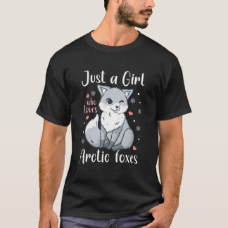 Arktisk Räv Bara En Som älskar Arktiska Rävar T Shirt