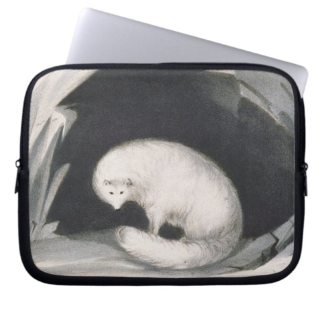 Arktisk räv, från 'berättar- av en understödjaresa laptop sleeve (Framsidan)