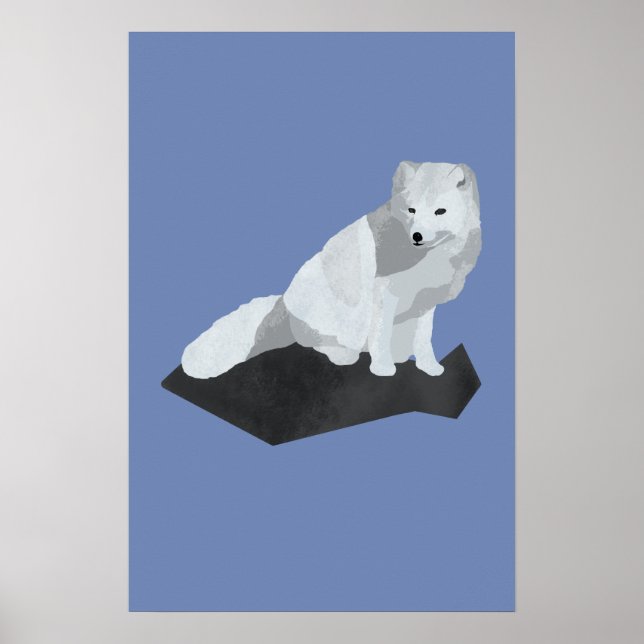 Arktisk räv poster (Framsidan)