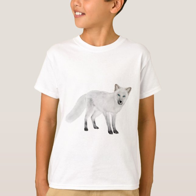 Arktisk räv tee shirt (Framsida)