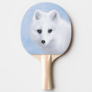 Arktisk rävmålning - Original Wildlife Art Pingisracket