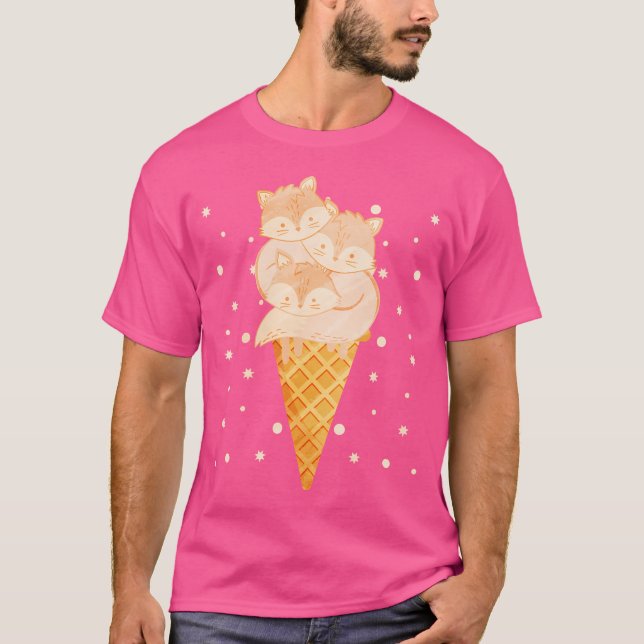 Arktisk rävsax t shirt (Framsida)