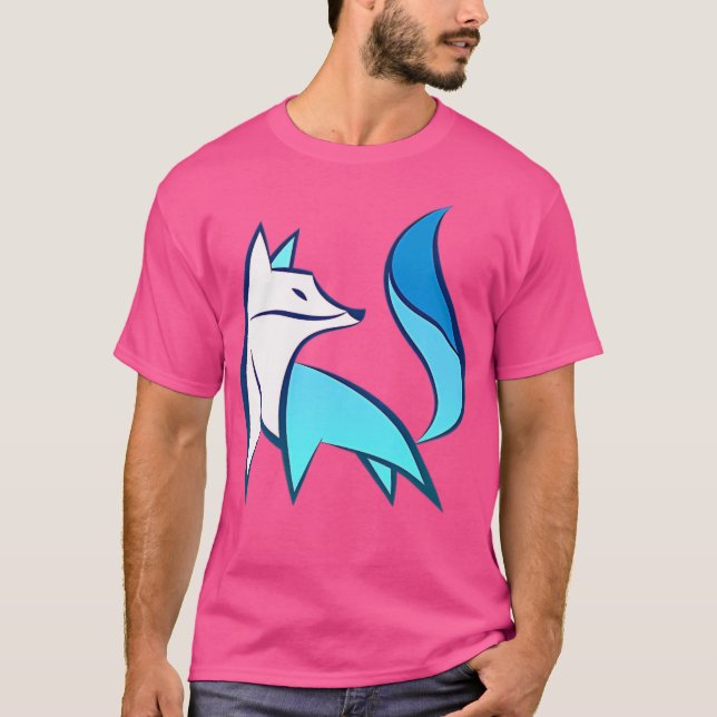 Arktisk räx Päls Antarktisk räx Arktisk räx Älskar T Shirt (Framsida)