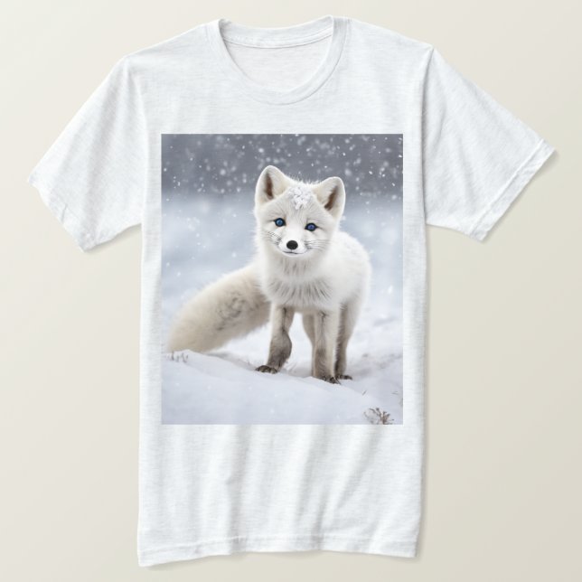 Arktisk räx unge t shirt (Design framsida)