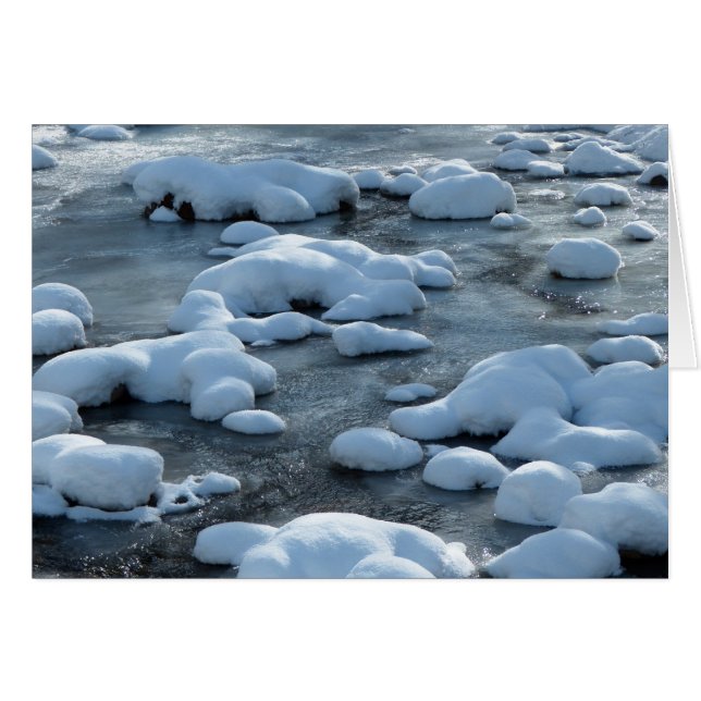 Arktisk scen hälsningskort (Framsidan Horizontal)