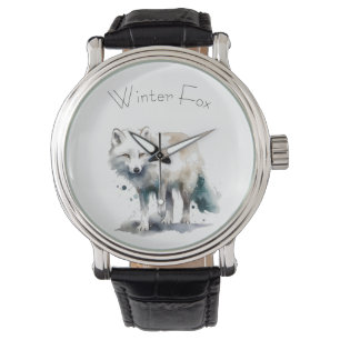 Arktisk skönhet: anpassningsbarna Winter Fox Armbandsur