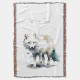 Arktisk skönhet: anpassningsbarna Winter Fox Filt