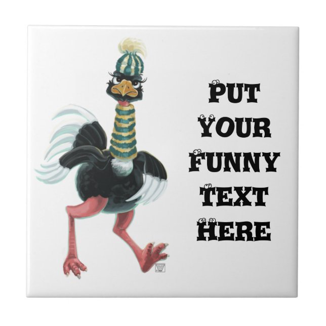 Arktisk struts vid Springa Kakelplatta (Framsidan)