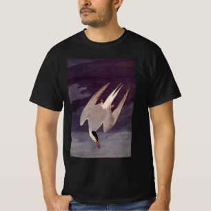 Arktisk tärna av John James Audubon, Vintage Fågla Tee Shirt