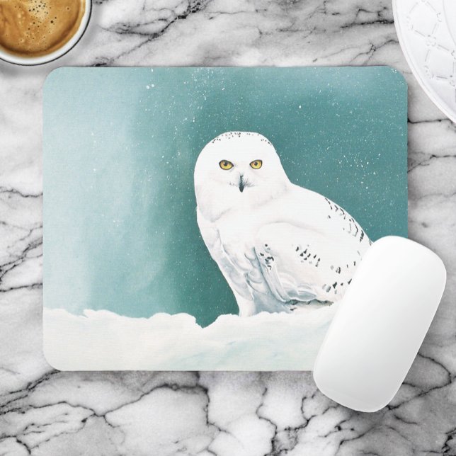 Arktisk Teal Snowy Uggla Musmatta (Skapare uppladdad)