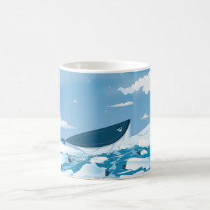 Arktisk val kaffemugg