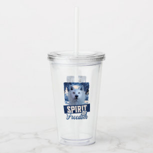 Arktisk Varg Andens Frihet Vilda Design Take Away Mugg