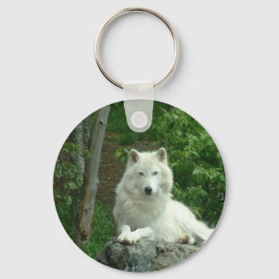 Arktisk varg Keychain Nyckelring