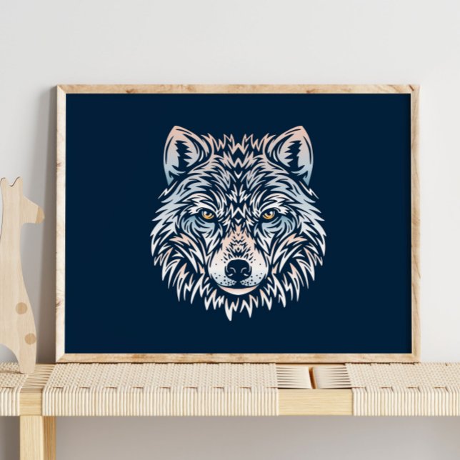 Arktisk Varg | Varg Vintervägg Skriv ut Poster (Skapare uppladdad)