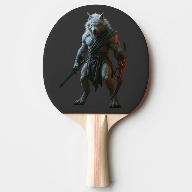 Arktisk Varulv Pingisracket (Framsidan)