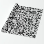 Arktisk Vit Grå Svart Kamouflage Kamouflage Fest Presentpapper<br><div class="desc">Inpackningspapper</div>