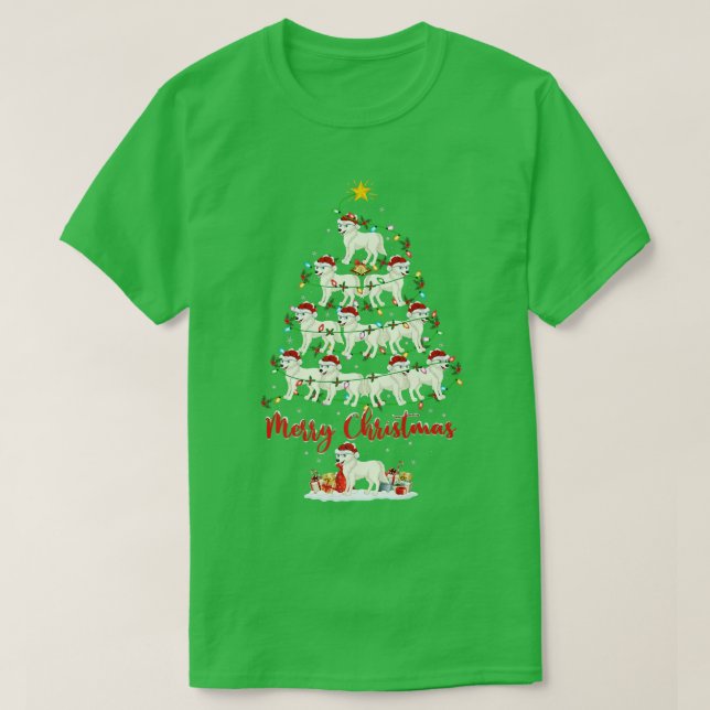 Arktisk Wolf Älskare Matching Santa ArktisWolf Chr T Shirt (Design framsida)