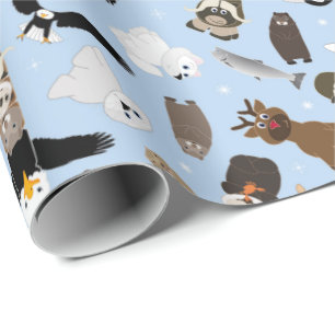 Arktiska Alaska-djur 2 Presentpapper