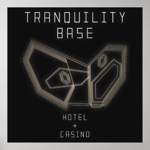 Arktiska apor Tranquilitet Base Hotel + Casino Poster