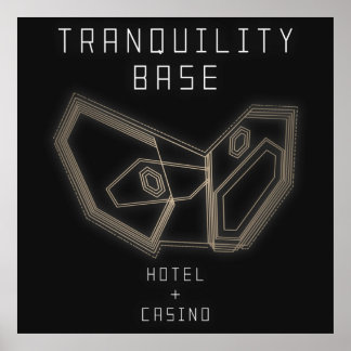 Arktiska apor Tranquilitet Base Hotel + Casino Poster