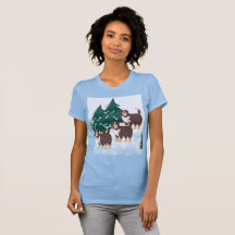 Arktiska Beauties Brown Huskies i Snö Winter Woofs