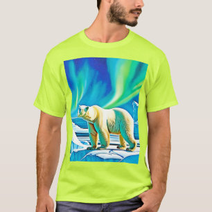 Arktiska björnen norra Ljus T Shirt