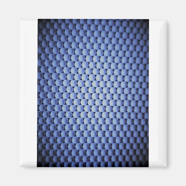 Arktiska blå sfärer magnet (Framsidan)