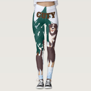 Arktiska brunbjörnen Alaska Siberian husky Hundar Leggings
