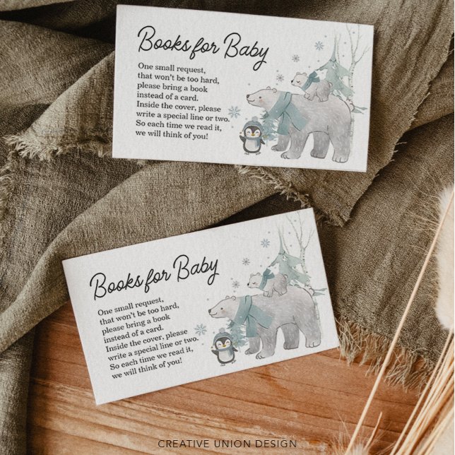 Arktiska djur, Bokar för babyvisarkort Tilläggskort (Skapare uppladdad)