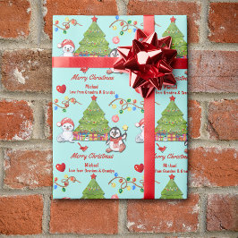 Arktiska djur, Julgran, farmor Presentpapper